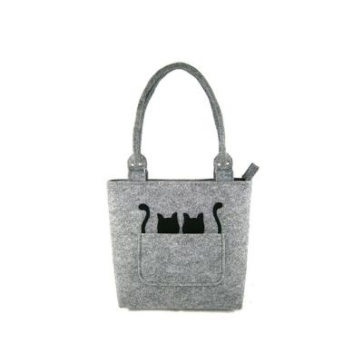 China Custom Size And High Quality Thickness Felt Shopping Women Bags for sale