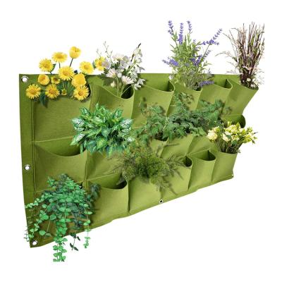 China Plant Growth Wall Hanging Planting Garden Vertical Sentry Growing Bags with 9 18 25 36 72 Pockets for sale