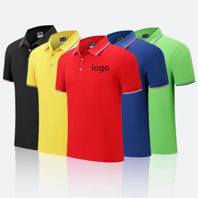 China Anti-Wrinkle Wholesale OEM Blank Sport Fit Polyester Polo Shirt Printing Custom Logo Plain Mens Golf Polo Shirt Unisex Polo Shirts for sale