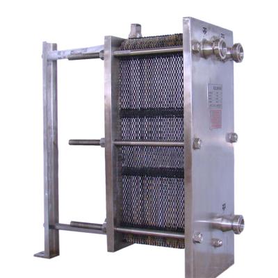 China Hotels Food Grade Ice Cream Milk Topping Plate Heat Exchanger Swep AU10L2 for sale