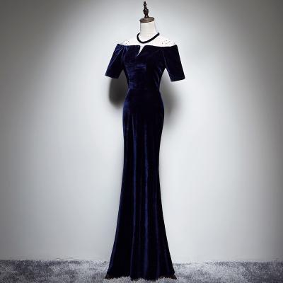 China New Popular Robe De Soiree Elegant Evening Dress Fashion Dress Anti-static Sexy Dress Dress for sale