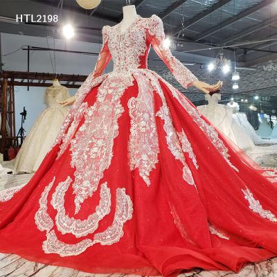 China 2021 Breathable Luxury Formal Red Sequined Beading Evening Dress For Party for sale