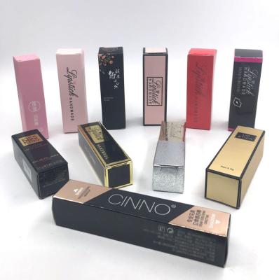 China Recycled Materials Like Design Custom Printed Lipstick Paper Cosmetic Packaging Boxes for sale