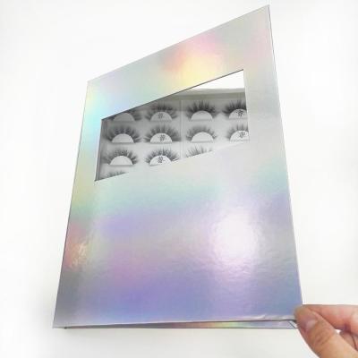 China Hot sale handmade product lashes book with 16pairs own brand mink lashes with private label for sale