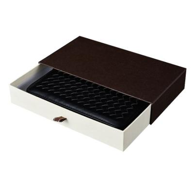 China Custom Luxury Recycled Materials Cardboard Drawer Slide Packaging Box For Wallet for sale