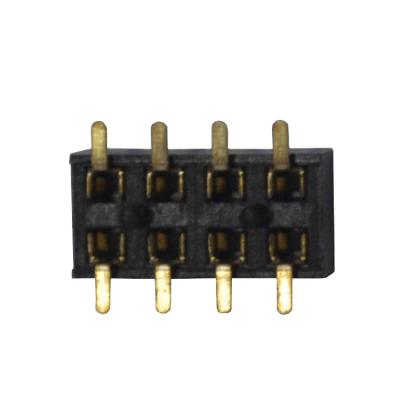 China Phosphor Copper Manufacturer Electronic Connector 2.0Mm Pitch Header Female Connector Dual Row SMT SMD Type H2.0 for sale