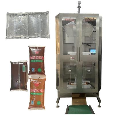 China Vertical Vacuum Food Sauce Ketchup Sauce Liquid Sachet Packing Machine Price for sale