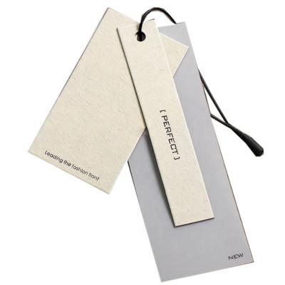 China Factory Viable Hot Sale Brand Custom Luxury Hang Tag Garment Paper Hangtag Swing Tag for Garment and Bag for sale