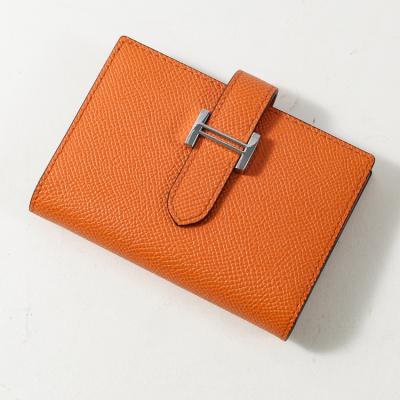 China HASSION Custom Design Hot Sales Genuine Leather Minimalist Multiple Capacity Card Holder 42003N for sale