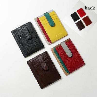 China HASSION 34471# New Arrival Leather Color Slim Card Holder for sale