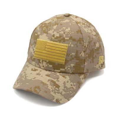 China COMMON American Flag 100 Cotton 3d Twill Embroidery Baseball Cap for sale