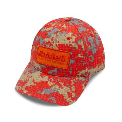 China COMMON Custom Design 3d Embroidery Logo Camo Baseball Cap for sale