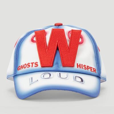 China JOINT custom high end quality gradient sublimation printing embroidery 5 panel polyetser baseball cap for sale