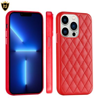 China Armor Leather Case Shockproof Shockproof For Apple iPhone 11 12 Pro Max Min PU Leather Phone Cover Diamond Shape Mobile Cell for sale