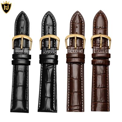 China 18 -24mm Watch Band Strap Quick Release Cowhide Leather Luxury Genuine Leather Watch Band Real for sale