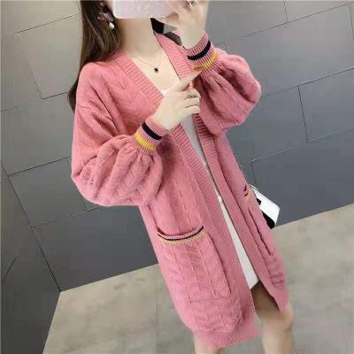 China Anti-wrinkle spring new arrival fashion lady batwing sleeve plus size women sweater loose open front coat for sale