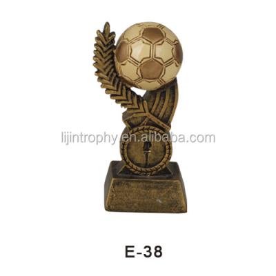 China Europe china manufacturer high quality sports resin awards resin souvenirs soccer trophies for sale