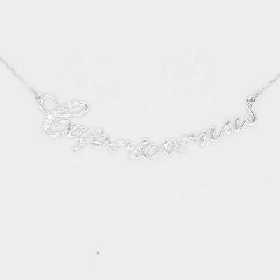 China Classic Feminine Elegant Crystal Rhinestone 12 Zodiac Sign Necklace Pendants Charm Rhodium Choker Astrology Necklaces Chain Capricorn for sale