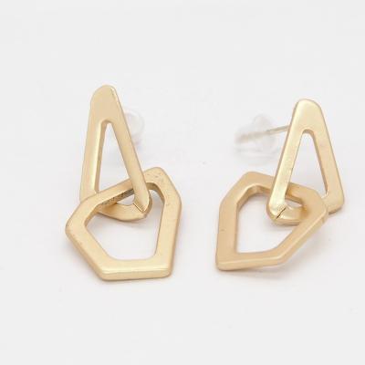 China New CLASSIC Customized Design Romantic Good Quality Alloy Drop 14k Gold Gold Plated Earring Charm Earring for sale