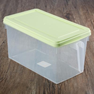 China Clear Freshness Storage High Quality Rectangle Storage Box Refrigerator Crisper Pack for sale