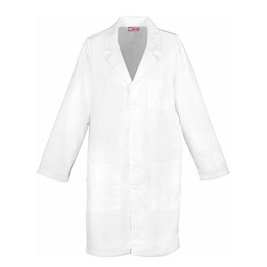 China White Breathable Full Body Lab Coat with Three Pockets for sale