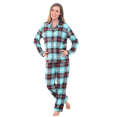 China QUICK DRY Women's Plaid Pajama Set for sale