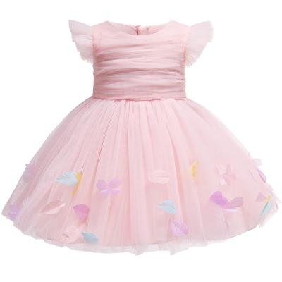 China DMFGD Kids Girls Evening Dresses Girl Dress Baby Party Summer Breathable Princess Skirt 9869 for sale