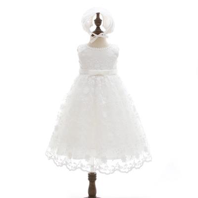 China Breathable Christening Gown Flower Baby Party Formal Special Occasion Dresses For Toddler for sale