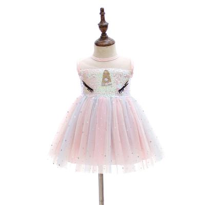 China DMFGD Breathable Baby Baptism Dresses Colorful Rainbow Birthday Wedding Party Dresses Baby Dresses 12 To 18 Months for sale