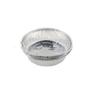 China New Style Food Storage Round Aluminum Foil Fireproof Disposable Container For Oven Baking for sale