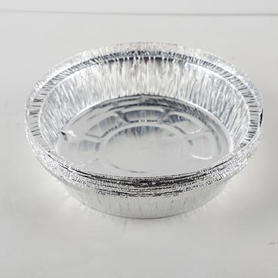 China Food Storage Multi-size Round Shape Disposable Aluminum Foil Containers For Family Party for sale