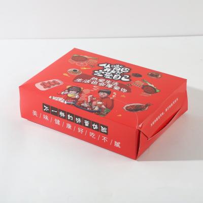 China Factory direct hold biodegradable fast food box high temperature paper packaging for sale