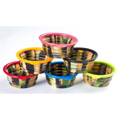 China Viable Manufacturer Wholesale Leak Proof Multifunctional Portable Collapsible Silicone Dog Bowl for sale