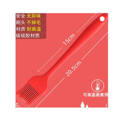 China New Sustainable Popular Custom Kitchen Baked Brush Kitchen High Temperature Resistant Silicone Brushes Oil Baking Brush for sale