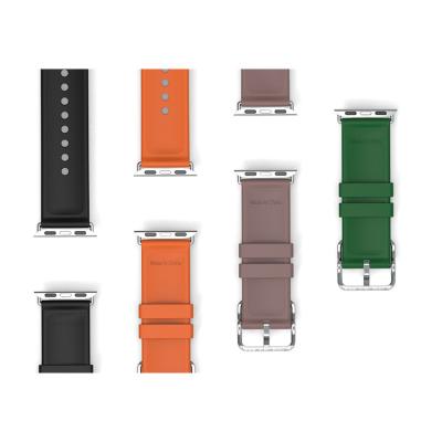 China Factory Direct Selling Water Resistant Rubber Replace Strap Watchband Length Silicone Colored Optional Watchbands for sale