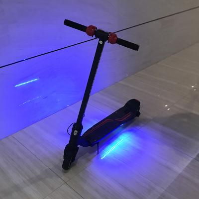 China 6.5 Inch City Two Wheels Unisex Lightweight Portable Electric Scooter With Led Lights for sale