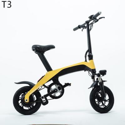 China Carbon fiber fashion style folding electric bike 12 inch wheel foldable electric bicycle for sale for sale