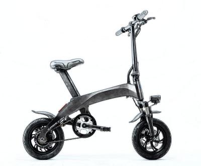 China Carbon Fiber 2 Wheel Mini Electric Bike Portable Folding E-Bike Folding Ebike for sale