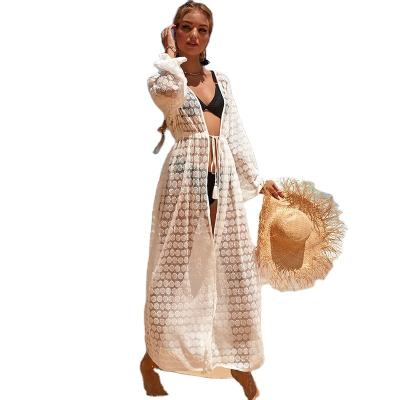 China 2022 Open Women QUICK DRY Yukata Kimono Lounge Kimono Abaya Robe Kimono Romper Lace Cardigan Kimono for sale