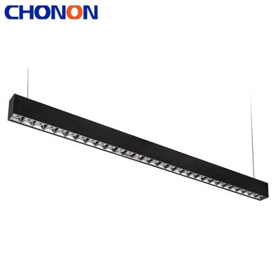 China Minimalistic Aluminum Design Aluminum Desk Linear Hanging Pendant Led Light for sale