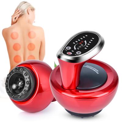 China Fat Body Apparatus Scraping Meridian Burning Body Slimming Massager Shaping Electric Negative Pressure Physiotherapy Gua Sha Suction Cup for sale