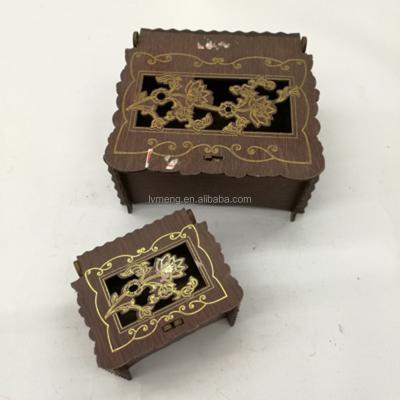 China Yiwu factory handmade professional cheap quality excellent price wooden candy box/food packing box with competitive offer for sale