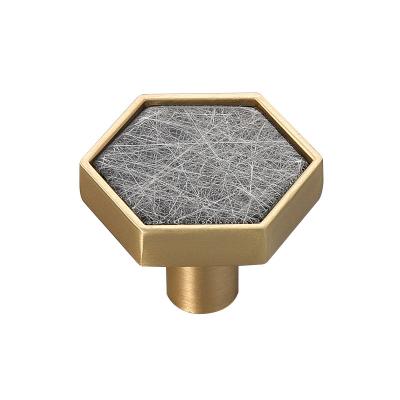 China New Arrival Modern Black Hoone Kitchen Wardrobe Drawer Marble Cabinet Handles Brass Pearlescent Knob Furniture Handles for sale