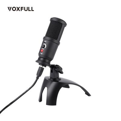 China Professional USB Microphone Usb Studio Condenser Microphone With Microphone Stand for sale