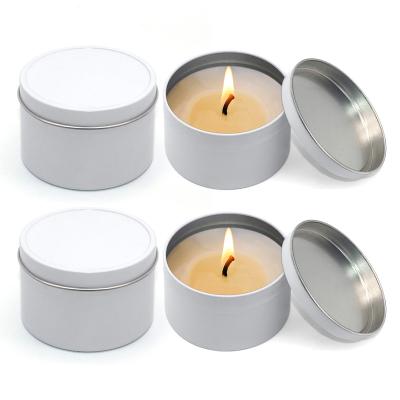 China Durable hot sale luxury tin scented candle 4 oz candle tins with lids candles in tin box for sale