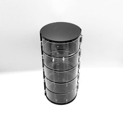 China Viable Customize Acrylic Divided Storage Boxes For Belt And Muti Function for sale