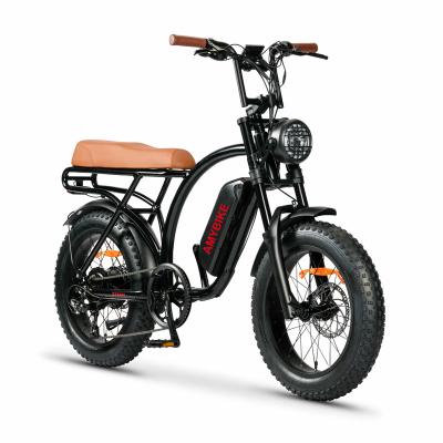 China Aluminum Alloy Electric Ebike Rear Motor-Drive 48V 500W Vintage Electric Bike for sale