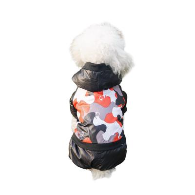 China New Sustainable Dog Clothes Winter Quadruped Pet Clothing Pet Clothes Padded Cotton Down Jacket One Product Dropshipping for sale