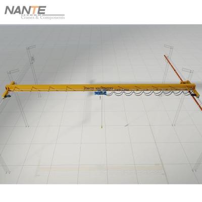 China Crane Safety Guarantee Compact Workshop Bridge Crane Bridge dimensions with power-up protection for sale