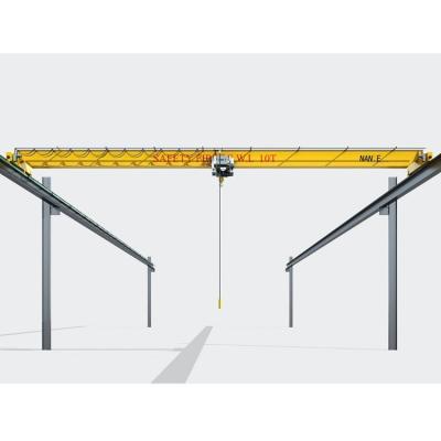 China Bridge Crane 3t, 6t, 10t China Single Girder Lowhead Room Overhead Crane With Crane for sale